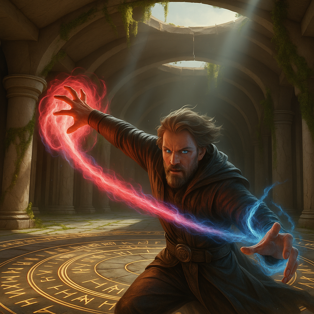 Carta exemplo do Modo 2: Dario o Mago de Guesh